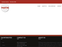 Tablet Screenshot of martinkc.com